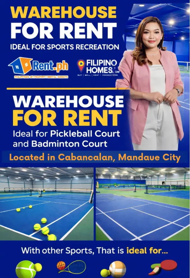 WAREHOUSE FOR RENT| 1138 SQM  🔥 IDEAL FOR SPORTS RECREATION| SEE TO APPRECIATE! - Secondary Image