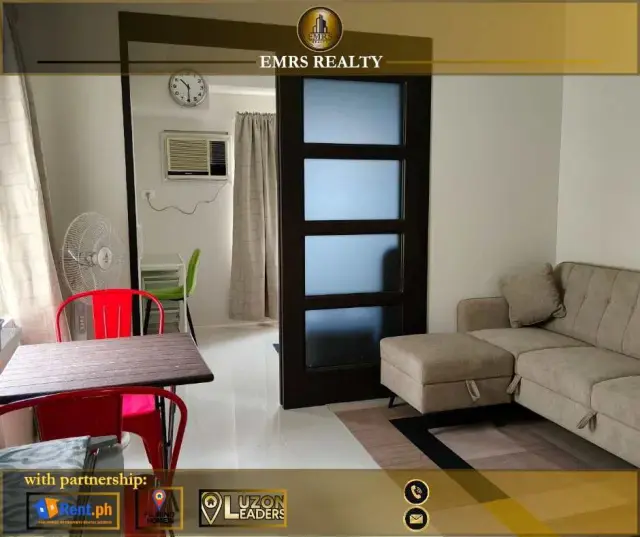 CORNER UNIT FULLY FURNISHED 1 BEDROOM AVAILABLE FOR RENT - Secondary Image