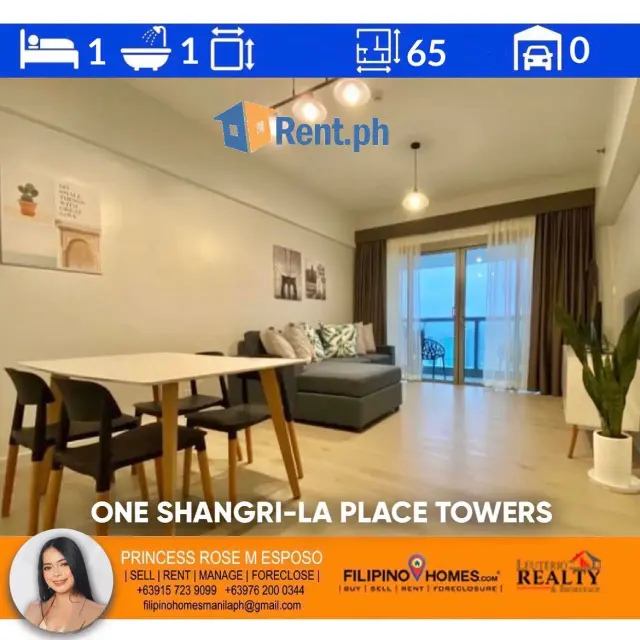 ONE SHANGRI-LA PLACE TOWERS FOR RENT - Secondary Image
