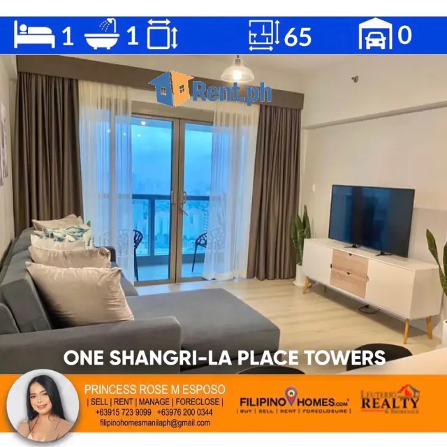 ONE SHANGRI-LA PLACE TOWERS FOR RENT - Secondary Image