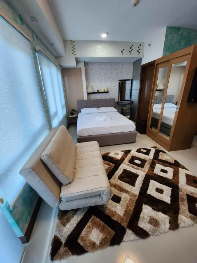 FULLY-FURNISHED STUDIO  UNIT WITH BALCONY  AT AMISA PRIVATE  RESIDENCES - Secondary Image