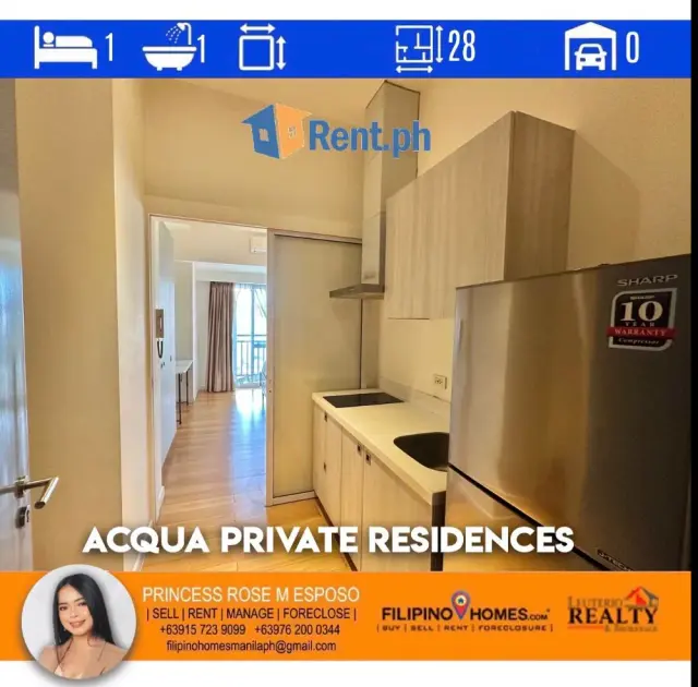 Iguazu Tower at Acqua Private Residences For Rent - Secondary Image