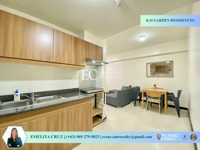 2BR BRAND NEW FURNISHED UNIT FOR RENT AT KAI GARDEN RESIDENCES BY DMCI - Secondary Image