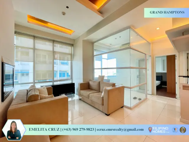 2BR FURNISHED UNIT w/ BALCONY FOR LEASE at The Grand Hamptons - Secondary Image