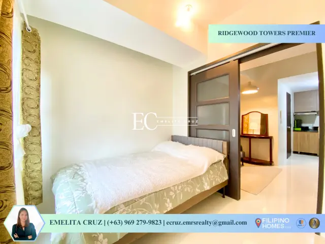 CORNER MINIMALIST 1BR UNIT FOR LEASE AT RIDGEWOOD TOWERS PREMIER (New Tower) - Secondary Image