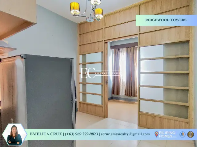 HIGH-FLOOR 1BR FOR RENT AT RIDGEWOOD TOWERS - Secondary Image