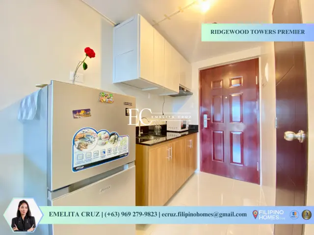 SEMI-FURNISHED 1BR UNIT FOR LEASE AT RIDGEWOOD TOWERS PREMIER - Secondary Image