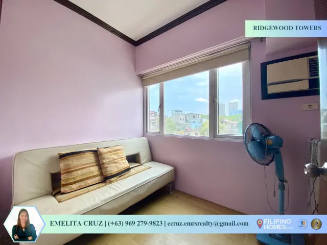 2BR FURNISHED INNER UNIT FOR RENT at Ridgewood Towers - Secondary Image