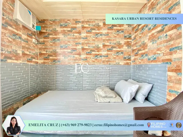 REPRICED 1BR UNIT WITH BALCONY FOR RENT AT KASARA URBAN RESORT RESIDENCES, PASIG - Secondary Image