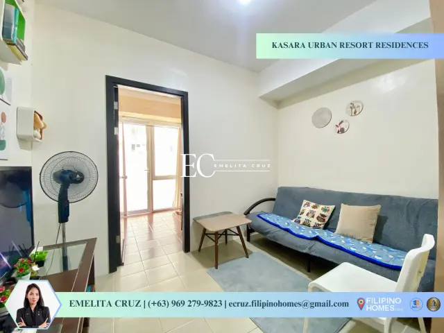 REPRICED 1BR UNIT WITH BALCONY FOR RENT AT KASARA URBAN RESORT RESIDENCES, PASIG - Secondary Image