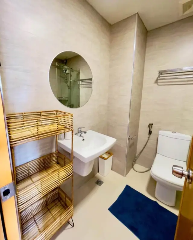 Furnished Studio Unit with Balcony for Rent - Secondary Image