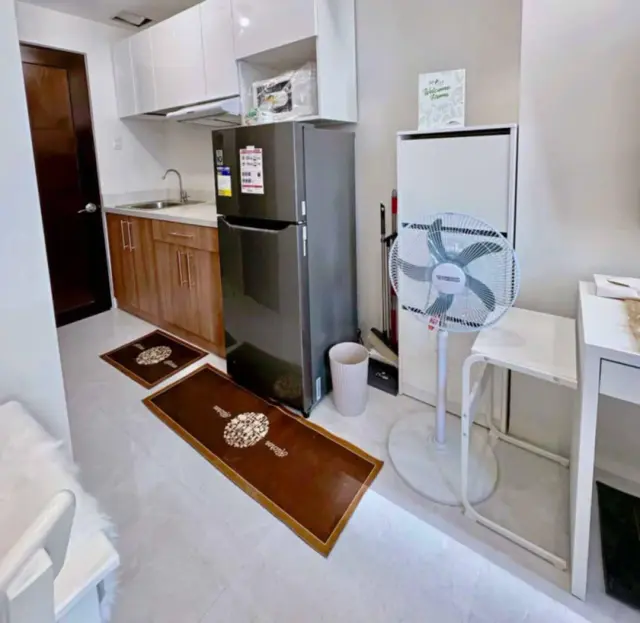 Furnished Studio Unit with Balcony for Rent - Secondary Image