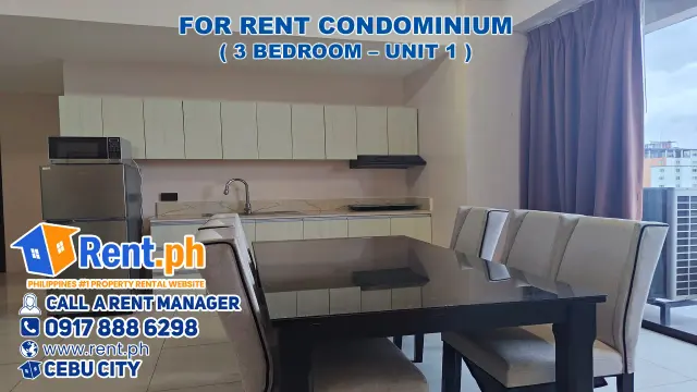 Ready-for-Occupancy Simple and Spacious 3 Bedroom Condominium for Rent at Mabolo Cebu City! - Secondary Image