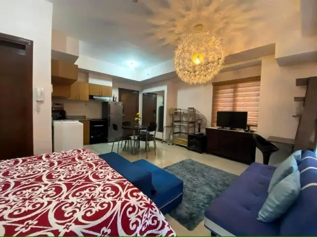 For Rent Studio Unit with Balcony in Amisa Private Residence Lapu-lapu City - Secondary Image