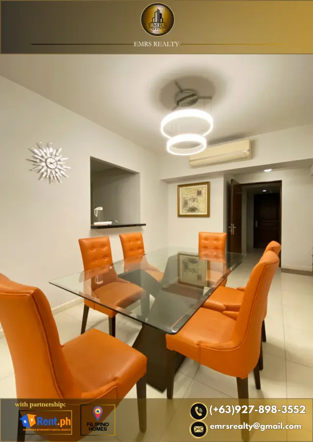 PREMIUM 3BR Fully Furnished Unit FOR LEASE at Two Serendra,BGC - Secondary Image