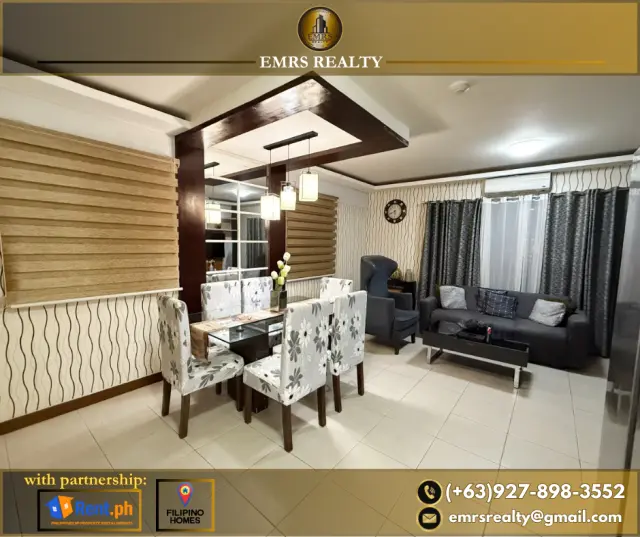 3BR Fully Furnished For Rent Condo at Birchwood Residences in Acacia Estates - Secondary Image