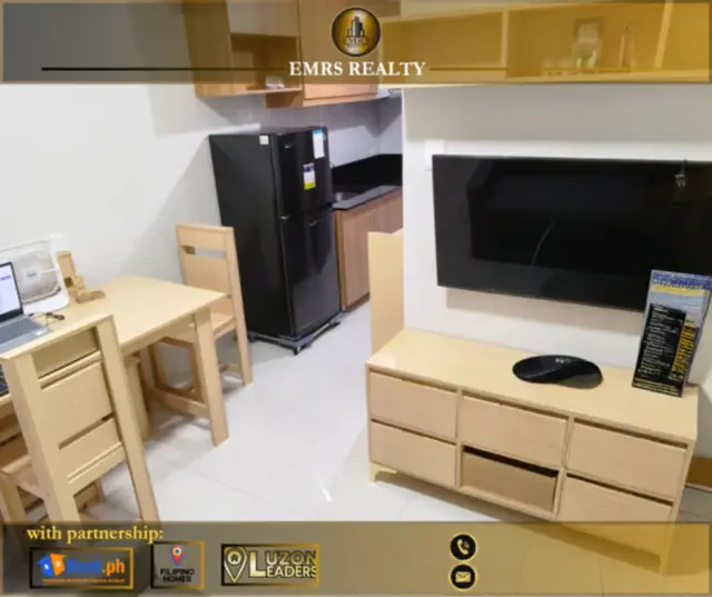FULLY FURNISHED WITH BALCONY 1 BEDROOM FOR RENT IN RIDGEWOOD TOWERS TAGUID - Secondary Image