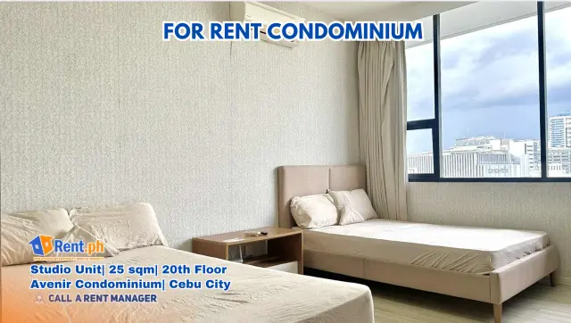 FULLY-FURNISHED STUDIO CONDO FOR RENT – NEAR IT PARK, CEBU ✨📍AVENIR CONDOMINIUM - Secondary Image