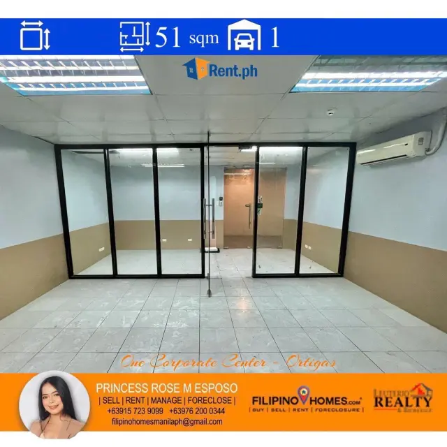 Office Space For Rent In Ortigas CBD 51sqm FA 10th Flr / One Corporate Center by Princess Rose Esposo - Secondary Image