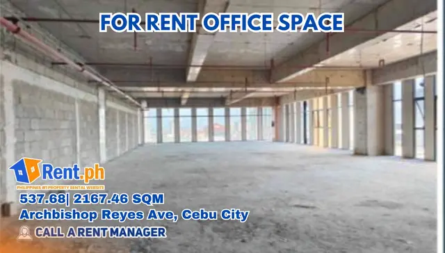 OFFICE SPACE FOR RENT!!!  📍  Archbishop Reyes Avenue, Cebu City - Secondary Image