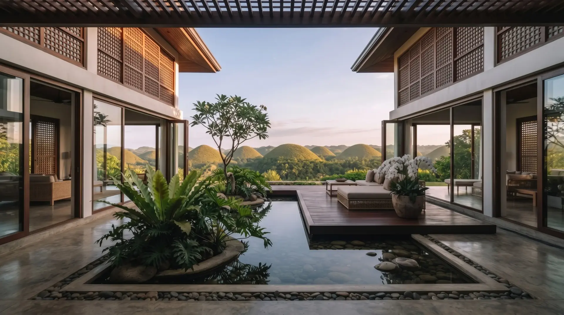 How Interior Courtyards Can Improve Tropical Home Design