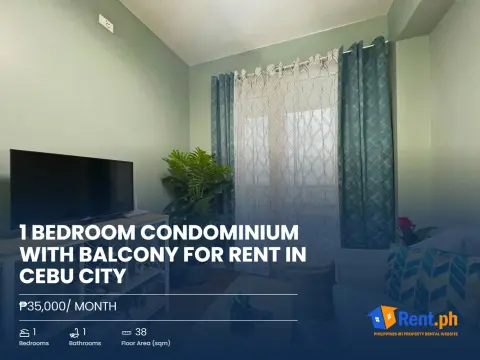 1-bedroom-condominium-with-balcony-for-rent-in-cebu-city-for-rent