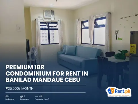 Premium 1BR Condominium For Rent in Banilad Mandaue Cebu