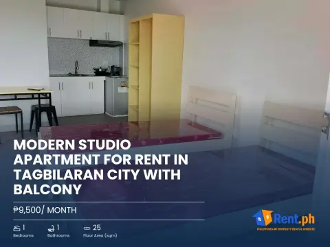 modern-studio-apartment-for-rent-in-tagbilaran-city-with-balcony-for-rent