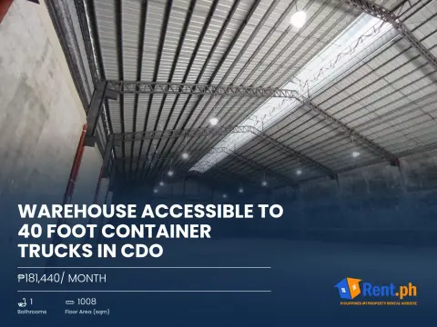 warehouse-accessible-to-40-foot-container-trucks-in-cdo-for-rent