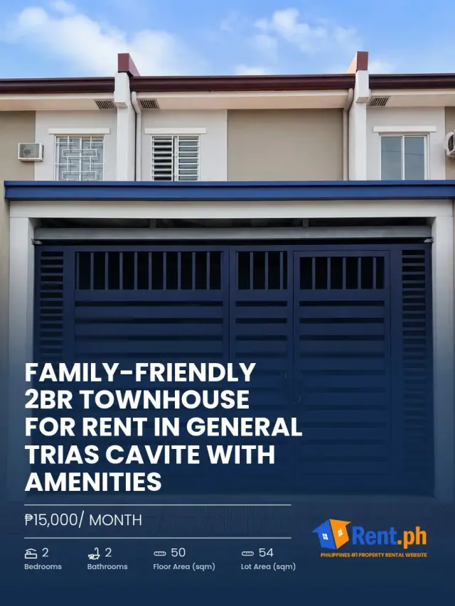 Family-Friendly 2BR Townhouse For Rent in General Trias Cavite with Amenities - Secondary Image