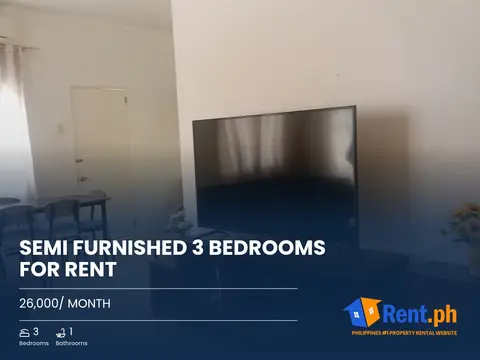 semi-furnished-3-bedrooms-for-rent-for-rent