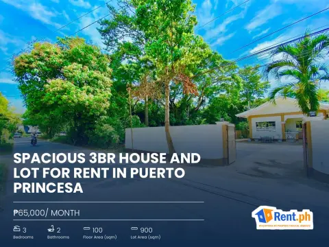 Spacious 3BR House and Lot For Rent in Puerto Princesa
