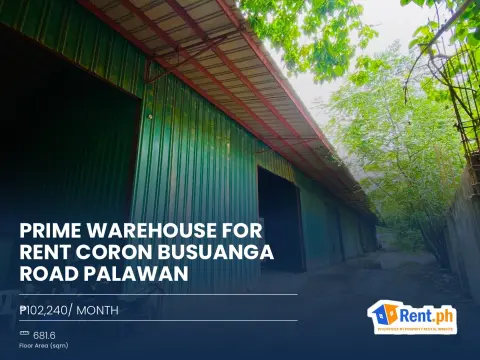 Prime Warehouse For Rent Coron Busuanga Road Palawan