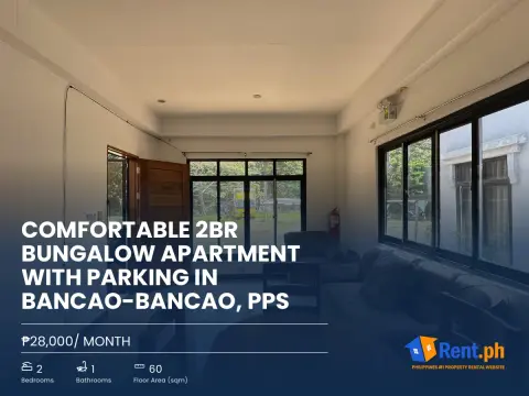 comfortable-2br-bungalow-apartment-with-parking-in-bancao-bancao-pps-for-rent