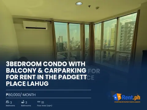 3bedroom-condo-with-balcony-and-carparking-for-rent-in-the-padgett-place-lahug-for-rent
