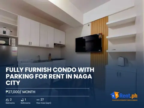 fully-furnish-condo-with-parking-for-rent-in-naga-city-for-rent
