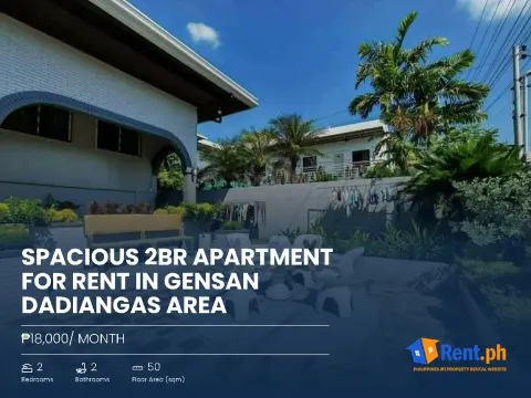 Spacious 2BR Apartment For Rent in Gensan Dadiangas Area