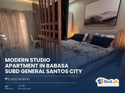 Modern Studio Apartment in Babasa Subd General Santos City