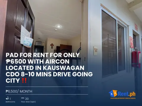 pad-for-rent-for-only-6500-with-aircon-located-in-kauswagan-cdo-8-10-mins-drive-going-city-for-rent