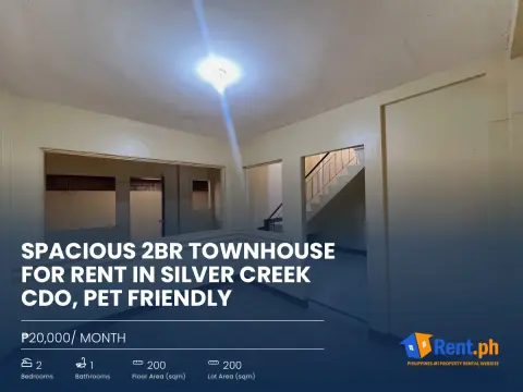 spacious-2br-townhouse-for-rent-in-silver-creek-cdo-pet-friendly-for-rent