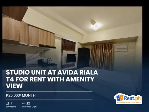 studio-unit-at-avida-riala-t4-for-rent-with-amenity-view-for-rent