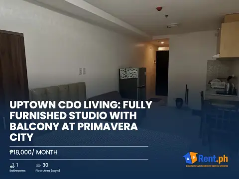 uptown-cdo-living-fully-furnished-studio-with-balcony-at-primavera-city-for-rent