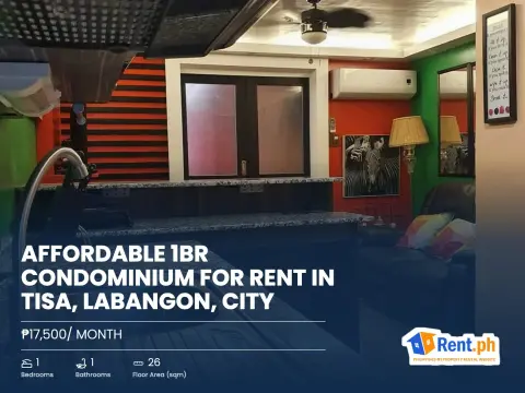 Affordable 1BR Condominium For Rent in Tisa, Labangon, City