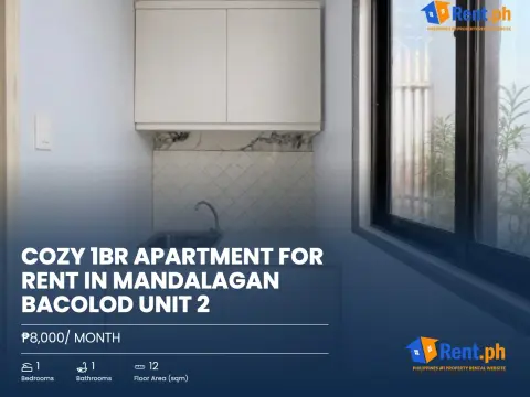 Cozy 1BR Apartment For Rent in Mandalagan Bacolod Unit 2