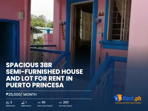 spacious-3br-semi-furnished-house-and-lot-for-rent-in-puerto-princesa-for-rent