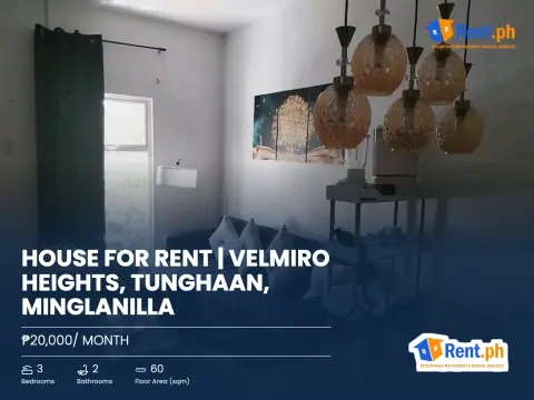 HOUSE FOR RENT | VELMIRO HEIGHTS, TUNGHAAN, MINGLANILLA