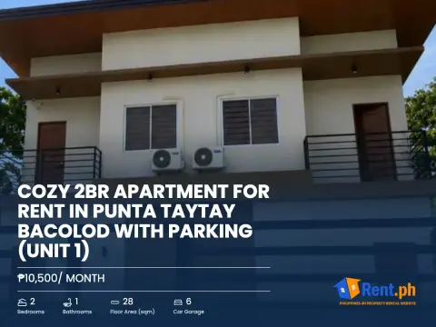 cozy-2br-apartment-for-rent-in-punta-taytay-bacolod-with-parking-unit-1-for-rent