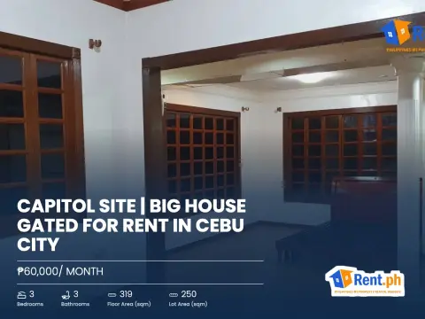 Capitol Site | BIG HOUSE GATED for Rent in Cebu City