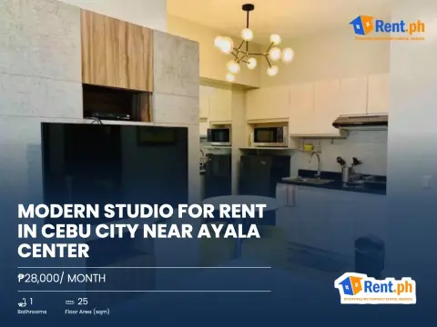 Modern Studio For Rent in Cebu City near Ayala Center