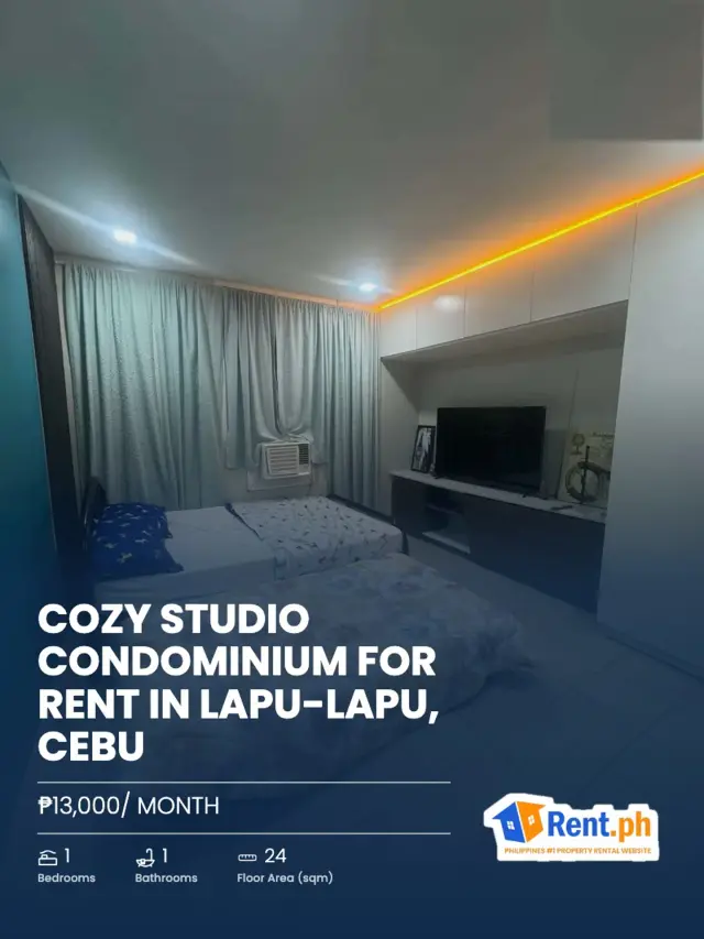 Cozy Studio Condominium For Rent in Lapu-Lapu, Cebu - Secondary Image